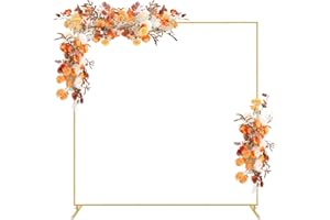 NANDAE 2M x 2M Ballonbogen, Metall Luftballon, Ballonreifen-Ständer, Metallballon-Kreisrahmen, großer Hintergrundständer für Geburtstag, Hochzeit, Babyparty, Abschlussfeier, Dekoration