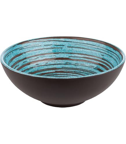 Ciotola In Melamina Nera Da 0.5 Litri | Elegante E Resistente, Per Cibi Caldi E Freddi, Lavabile In Lavastoviglie