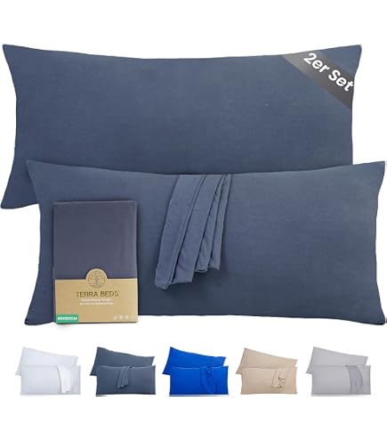 Lot 2 Oreillers 40x80 Cm Microfibre BedStory – Soutien Ferme, Respirants, Lavables, Certifiés Öko-Tex