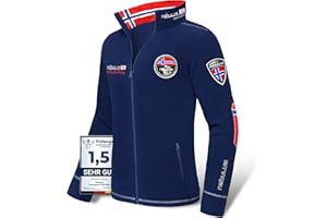 Nebulus Herren Fleecejacke EXPLORE, warme Fleece Jacke, mit langem Full-Zip Reißverschluss