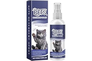 Mnozreo Spray Antiarañazos Gatos Sofa,Spray Educador Antiarañazos,Protector Sofa Arañazo,Disuasión de Arañazos Repelente de Gatos,50ML,1PC