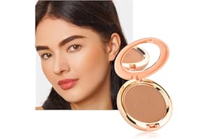 Oulac Matte Bronzer Poudre Visage Maquillage - Bronzante Naturel SunKissed Look, Hautement Pigmenté, Éclat Longue Tenue, Facile à mélanger, Vegan & Cruelty-Free BS01