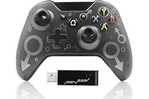 JZW-SHOP GZW-Shop Manette sans Fil pour Xbox One, Manette de Jeu sans Fil 2.4G Pour Xbox One S/X, Xbox Series S/X et PC, PS3 avec Double Vibration
