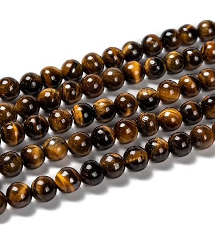 Perline di pietra naturale Pietra occhio di tigre gialla Perline sfuse rotonde per creazione di gioielli Bracciale fai da te 14 pollici/filo 4/6/8/10/12 mm-Tigre verde-12 mm circa 30 pezzi