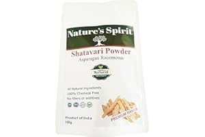 NATURE'S SPIRIT Shatavari Powder -”Asparagus Racemosus “ 100% Pure Natural Triple Filtered Premium Grade Product (100g)
