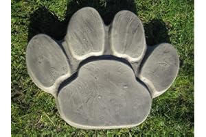 RUNADI neilsstonecraft Paw Print Stepping stone