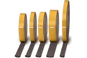 Gucass Kamin Dichtband Selbstklebend Hitzebeständige Ofendichtschnur für Kaminofen, Ofenrohr & Kamintür, Rauchdichte Dichtung für Schornsteinverlängerung & Smoker (2mm x 15mm x 3m)