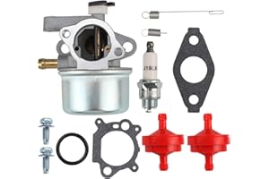Carbhub 675 190cc Carburetor Kit for Briggs & Stratton Gold 6.25HP 6.75HP MRS Push Mower 675 190cc with Fuel Filter with Spring with Spark Plug