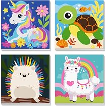 Peinture par numéros pour enfants et adultes débutants, kit de peinture
