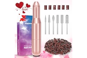 Guiseapue Electric Nail Files, Gifts for Women, Professional Nail Drill for Acrylic Gel Nails, Adjustable Speed Portable Electric Nail Drill Machine