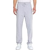 COMEOR Men's Cotton Tracksuit Bottoms - Sports Running Pants | Leisure Pants Zippered Pockets