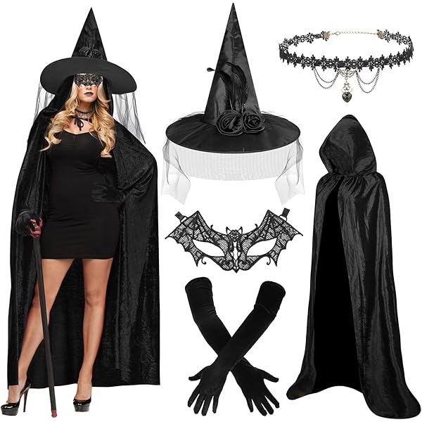 Cape spinnenweb | Griezelige cape voor Halloween feesten