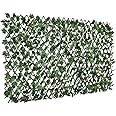 Golden Cart Artificial Grass Trellis (3 Pieces) I Expandable Garden Fence I UV Protected I Garden Decoration Items I Outdoor Indoor (Green, 1 Piece is 4 Feet x 1 Feet, expands to 9 FEET x 1.6 Feet)