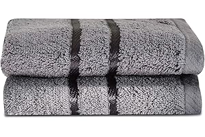 Towelogy® 600GSM Cotton Washcloths Multipack Quick Dry Flannels Face Towels Hotel Spa Bathroom Make Up Remover Cloths 30x30cm (Grey Charcoal, Pack Of 2)