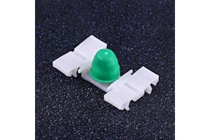 EVGATSAUTO 50 Stk. Weiße Kunststoff-Autotürleiste Zierklammern Befestigungselemente Halter Passend für BMW 3er E36 E46 51131960054