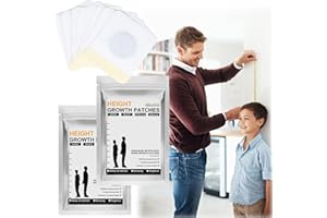 NURVIDIS Parche De Crecimiento De La Altura 16 Piezas Parches Para Aumentar La Altura Height Growth Patches Parche Para Pies Que Aumenta La Altura Para Promover El Crecimiento En Altura (A)