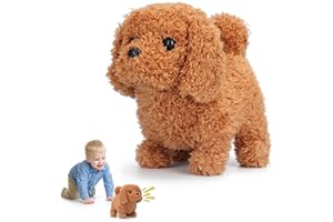 forbany Wuffy, Wuffy Robot Dog, Interaktiver Plüschtierhund, Batteriebetrieben Sicher und Langlebig, Perfektes Festgeschenk für Kinder