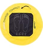 Tappetino Poggiapiedi Fitfeet In Microfibra - Rosso/Nero, Igienico Per Piscina, Palestra, Doccia, Spogliatoi