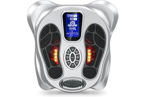 LUNGSANK Durchblutungs-Stimulator Beine Plus I TENS & EMS Fußmassagegerät I 25 Modi 99 Level und Fernbedienung I Entlastet: Schwere Beine, Krämpfe, Schmerzen, Geschwollene