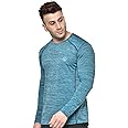 CHKOKKO Men's Round Neck Full Sleeves Regular Dry Fit Gym Sports Regular Fit T-Shirt