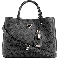 GUESS Noelle - Borsa Donna Elegante In Ecopelle Nera, Tracolla Regolabile