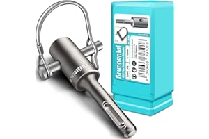 BRUNNENTAL ® SDS PLUS Erdbohrer Adapter + Quick Change Bolzen für Hand Bohrmaschine - Nutze deine Schlagbohrmaschine als Brunnenbohrer - für Bohrer mit Ø 40 60 80 100 120 150 mm (kein SDS MAX)