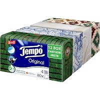 Tempo, Fazzoletti in scatola, 3 confezioni da 80 pz. : Amazon.it ...