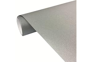 CompraFun Vinilo Coche, 300 * 30CM Película de Coche de Diamante Brillante Gris Autoadhesiva Impermeable sin Burbujas, para Decoración DIY de Coche/Motos/Bicicletas