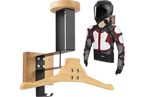 MIDINGCHAI Porta Casco Moto da Parete, Appendi Casco Moto da Parete, Moto Accessori Utili, Struttura di Ancoraggio a Parete per Motociclette, Calcio, Sci e Tattico