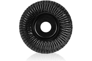 Adiwo Wood Sanding Disc for Angle Grinder, 115 mm Flap Disc Grinder Wheel Disc, Wood Carving Disc Grinder Shaping Disc Carving Tool for Angle Grinder Sanding Cutting Sculpting Shaping Polishing