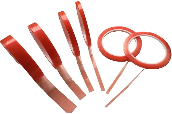 Ruban adhésif double face – 0,2 mm adhésif acrylique – extra fort / adhésif – Double bande adhésive transparente 3 mm 5 mm 7 mm 10 mm 15 mm 20 mm – 10 m ou 20 m (3 mm x 10 m)