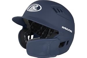 Rawlings R16 Reversibile Ext | Casco da Battuta Opaco | Protezione Viso Reversibile | Taglie Junior e Senior | Vari Colori