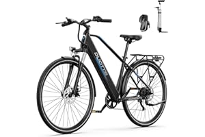 DUOTTS C29 Lite Bicicletta Elettrica Uomo e Donna, 27.5 Pollice Ebike Mountain Bike Integrata 486Wh & Motore 250W, 4 Livelli di Modalità Assistita & Sospensione Anteriore, Bici da Città 7 Velocità