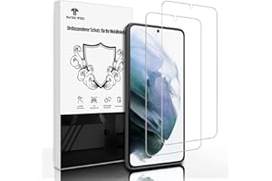 THREE-TREE [Pack of 2] Screen Protector for Samsung Galaxy S21, [Fingerprint Sensor Support] Sensitive Touch Film, Ultra Resistant Anti-Scratch, 9H Tempered Glass Screen Protector for Samsung Galaxy S21