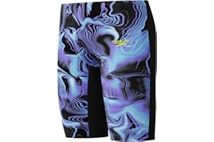 Speedo Fastskin Junior Endurance+ Max - Bañador de cintura alta para niños, color azul y morado