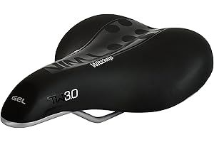 Büchel WITTKOP Twin 3.0 (Unisex) with Gel, Without Brackets 97211 Cycling Saddle – Black.