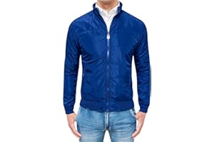 Evoga Giacca giubbotto uomo casual giubbino trench impermeabile primavera estate bomber