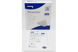 MEDISALE Atrauman Impregnated Wound Contact Layer - Pack of 10 | Non-Adherent, Soothing Wound Dressing for Sensitive Skin (7.5cm x 10cm)