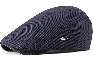 EKMTBJXY Berretto Piatto Baschi Scozzesi Coppola Uomo, Regolabile Berretto Irlandese Cappelli di Edera Flat cap