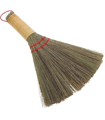 FRCOLOR Petit Balai à Main à Manche Court Pour Nettoyage De Bureau Et