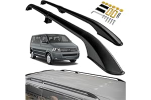 CHROMEMASTER | Compatibles avec VW T5 Multivan Short 2003-2015 | Les Barres de Toit | Conçus pour Le Montage de Barres de Toit, de Coffres de Toit ou de Porte-vélos | Structure en Aluminium Durable