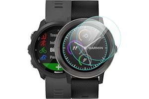 KIMILAR 3-Pack Screen Protector compatible with Garmin Vivoactive 3 / Forerunner 245/245 Music (Not for Vivoactive 3 Music), Tempered Glass Screen Protector for Vivoactive 3, Forerunner 245/245 Music