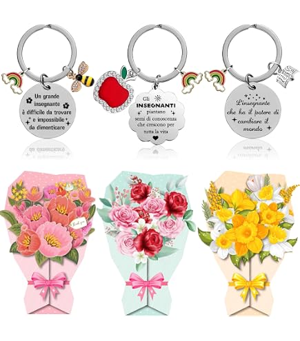 BESPMOSP Regalo per insegnante per donne buon insegnante