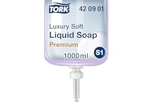 Tork 420901 Savon liquide Premium pour mains S1 / doux luxueux - 1L - Lilas