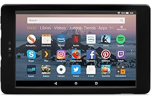 NuPro Funda resistente a los golpes para el tablet Fire HD 8, color negro