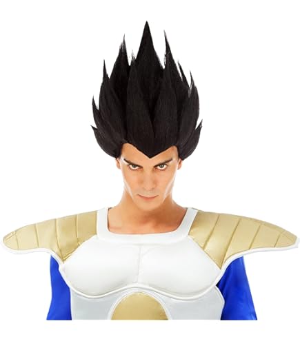 Chaks - Costume Goku Super Saiyajin Dieu pour garçons, tenue officielle Dragon Ball, ensemble anime 7 pièces pour carnaval et Comic Con