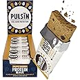 Pulsin - Caramel Choc & Peanut Vegan Protein Bars - 18 x 50g - 13g Protein, 5.1g Fibre, 240 Kcal Per Serving - Gluten Free, Plant Based, Palm Oil Free & Dairy Free Snack Bar
