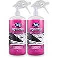 Greased Lightning Crystal Clear Glass and Mirror Cleaner Twin Pack - Fast, Powerful, and Smear-free Cleaning for Car Windscreen, Windows, and Mirrors - 2 x 1 Litre