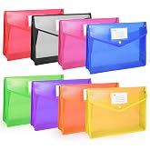 Diealles Shine A4 Folders &ndash; 8 Pieces Folders and Plastic Envelopes for School, Office and Travel