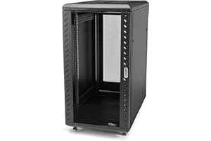 StarTech.com Armoire Rack Serveur 18U à 4 Montants, Armoire Rack 19" pour Équipement IT/Réseau, avec Rails de Montage Ajustables